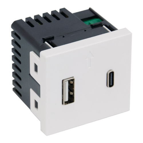 Розетка USB+Type C Meiton Soft Touch (Софт Тоуч) A4287C2 - фото 2