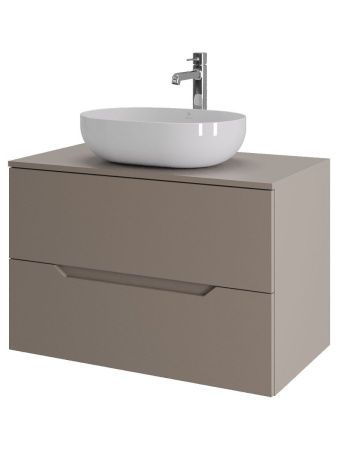 Тумба с раковиной Orange Line Li-80TuLMDF+B05-480W 80х50 цвет бежевый