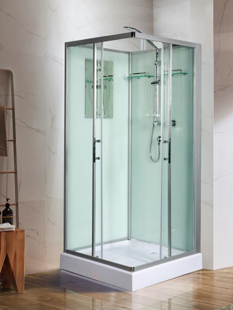 Душевая кабина WeltWasser WW500 10000003258 80х80 квадратная без крыши ориентация универсальная