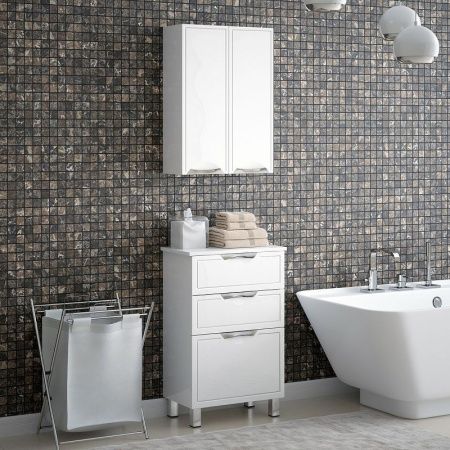 Комод Corozo Монро SD-00000780 40х30 напольный цвет белый