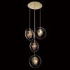 Светильник подвесной Delight Collection Cowley (Цовлеы) P60669-4 gold/clear