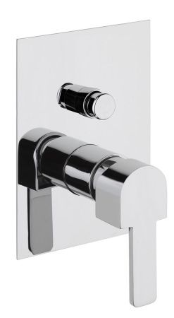 Смеситель для ванны и душа Fiore 76CR7417 встраиваемый в стену хром с термостатом