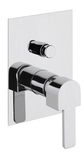 Смеситель для ванны и душа Fiore 76CR7417 встраиваемый в стену хром с термостатом - фото 2