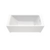 Ванна акриловая 1ACReal Тори Щ0000042931 160х70 пристенная прямоугольная без ножек и каркаса