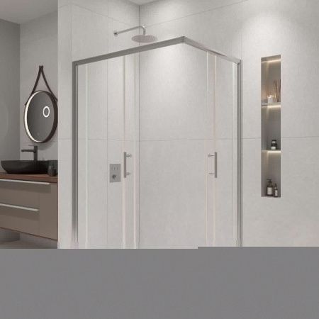 Душевой уголок RGW Passage 020814680-11 100х80 стекло прозрачное профиль хром без поддона