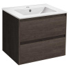 Тумба под раковину Vincea Gio VMC-2G600RO 60х46х50 подвесная цвет коричневый