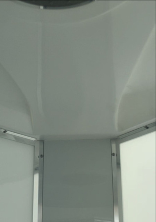 Душевая кабина AvaCan EM3011GM+EL 110х110 четверть круга с крышей ориентация универсальная