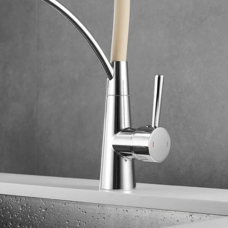 Смеситель для кухни Shevanik S743-2 на мойку хром