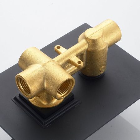 Душевая система Shevanik S4035H встраиваемая в стену цвет черный