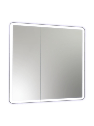 Зеркало-шкаф Континент Emotion МВК030 80х14х80 подвесной цвет белый - фото 2 Зеркало-шкаф Континент Emotion МВК030 80х14х80 подвесной цвет белый - фото 2