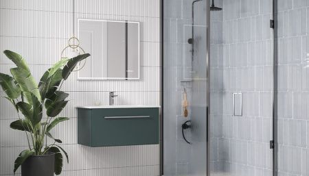 Тумба под раковину Velvex POSSE tpPOS.85.1Y-235 80х50 подвесная цвет зеленый