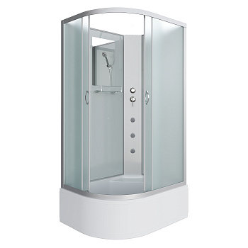 Душевая кабина Niagara Classic 23101424RBKG 120х80 асимметричная без крыши ориентация правая