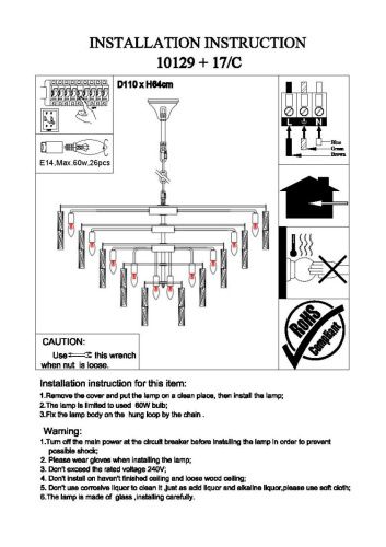 Люстра подвесная Newport 10120 10129+17/C - фото 3