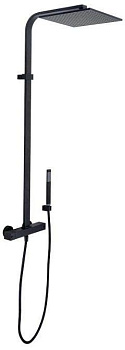 Душевая стойка Paffoni City ZCOL664NO настенная цвет черный