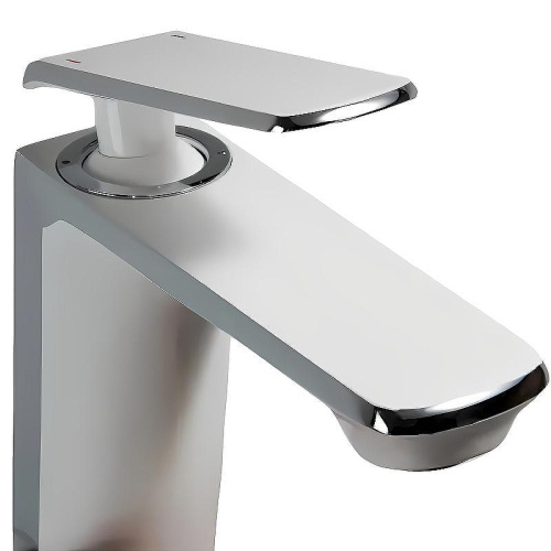 Cмеситель Haiba HB10548-8 на раковину белый/хром - фото 3