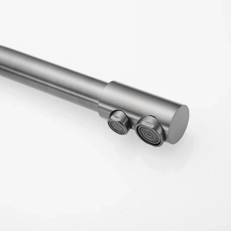 Смеситель для кухни Shevanik S328T на мойку оружейная сталь