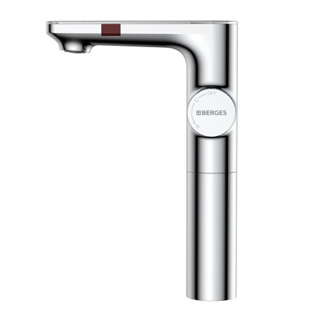 Смеситель сенсорный Berges MORANS 76003 на раковину/столешницу хром глянцевый