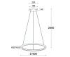 Люстра подвесная Italline IT013-6027 black 3000K