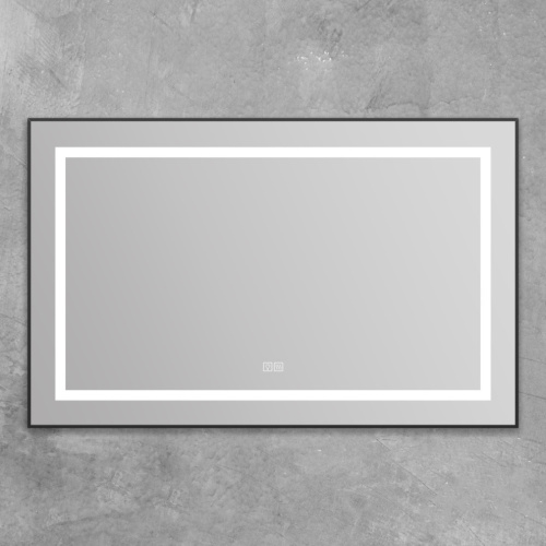 Зеркало BelBagno Kraft SPC-KRAFT-1085-685-TCH-WARM-NERO 108,5х68,5 - фото 3