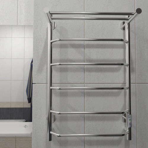 Полотенцесушитель Тругор Пэк Пэксп6П80х5032 55х80 электрический хром - фото 2