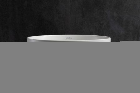 Раковина керамическая Allen Brau Fantasy 4.11032.21 40х40 накладная цвет белый без отверстий под смеситель