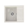 Кухонная мойка Practik PR-575 PR-M-575-001 60х50 цвет белый поверхность глянцевая