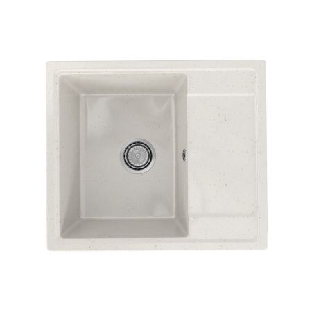 Кухонная мойка Practik PR-575 PR-M-575-001 60х50 цвет белый поверхность глянцевая