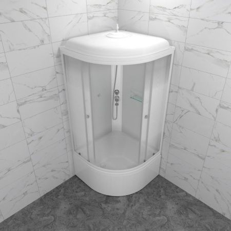 Душевая кабина Тритон Лайт Щ0000061838 90х90 четверть круга с крышей ориентация универсальная