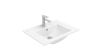 Раковина из сантехнического фарфора Creavit Su SU060-00CB00E-0000 60х50 накладная цвет белый 1 отверстие под смеситель