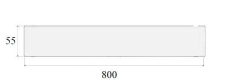 Решетка для водоотводящего желоба Valsir Linea VS0701933