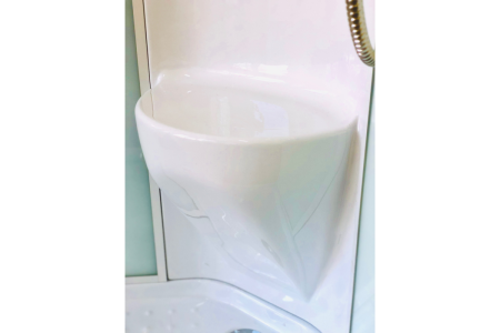 Душевая кабина Royal Bath НК RB100HK7-WT 100х100 четверть круга с крышей ориентация универсальная