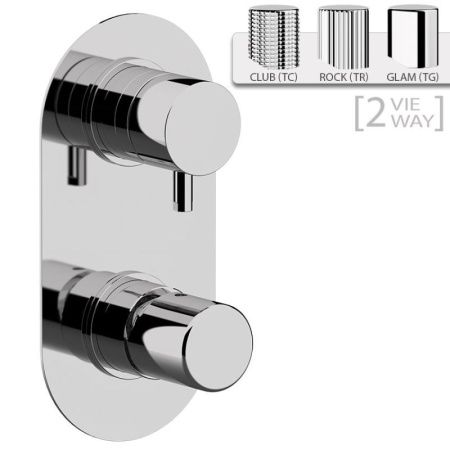 Смеситель для душа Daniel Trilogy TG612D2KBCR встраиваемый в стену хром