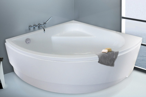 Ванна акриловая Royal Bath ROJO RB375201 150х150 пристенная угловая - фото 2