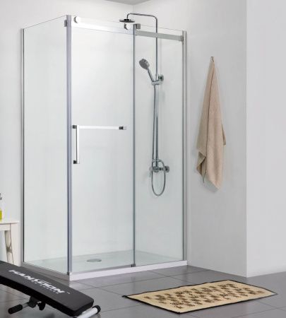 Душевой уголок Azario Vancouver AZ-NKF1131 R 800 120х80 стекло прозрачное профиль серебро без поддона