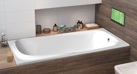 Ванна акриловая C-Bath CBQ012001 170х75 пристенная прямоугольная