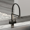 Смеситель для кухни Sancos Moro SC4006GG на мойку вороненая сталь/черный