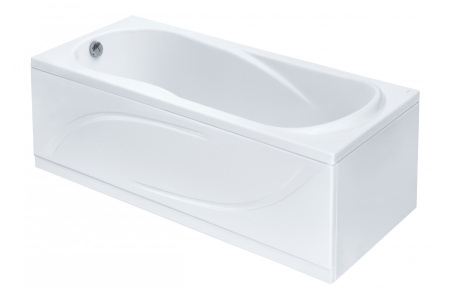 Ванна акриловая Santek Каледония 1WH302388 160х75 пристенная прямоугольная без каркаса