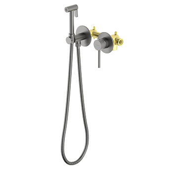 Гигиенический душ Aquatek Европа AQ1319BGM черный хром