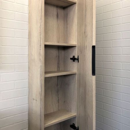 Шкаф-пенал Comforty Порто 00-00009981CF 40х170 подвесной цвет коричневый