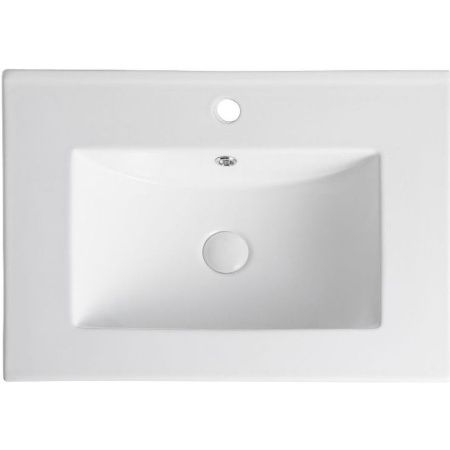 Тумба с раковиной Orange Line Li-60Tuw+Ra 60х50 подвесная цвет белый