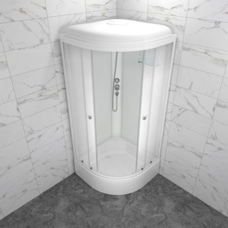 Душевая кабина Тритон Лайт Щ0000061850 90х90 четверть круга с крышей ориентация универсальная