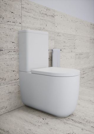 Чаша унитаза напольная Olympia Milady MIL130301 цвет белый без сиденья и без бачка безободковая