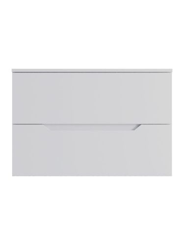 Тумба под раковину Orange Line Li-80TuwMDF 80х50 подвесная цвет белый