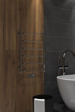 Полотенцесушитель электрический Indigo Roof Lux LCRLE80-50Rt 55х80 хром