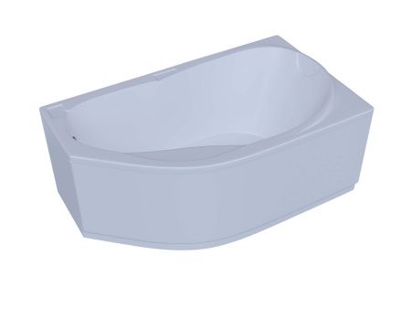 Ванна акриловая Aquatek Таурус TAR170-0000129 170х100 пристенная асимметричная с каркасом без ручек