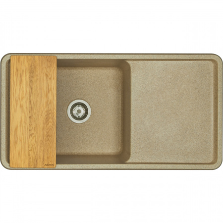 Кухонная мойка Aquaton Беллис 1A725132BS220 97х51 цвет светло-коричневый