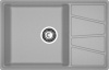 Кухонная мойка Granfest Vertex V-780L серый 78х50 цвет серый поверхность матовая