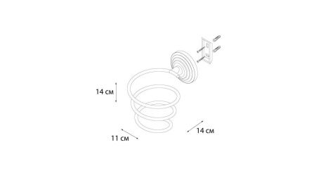 Держатель фена Fixsen Retro FX-83819