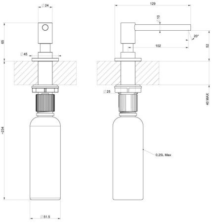 Дозатор для жидкого мыла Gessi  29660/727