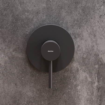 Смеситель для душа Damixa Scandinavian Pure 367500300 встраиваемый в стену черный без термостата